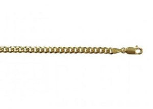 3.5 MM 14K SOLID GOLD MIAMI CUBAN CHAIN