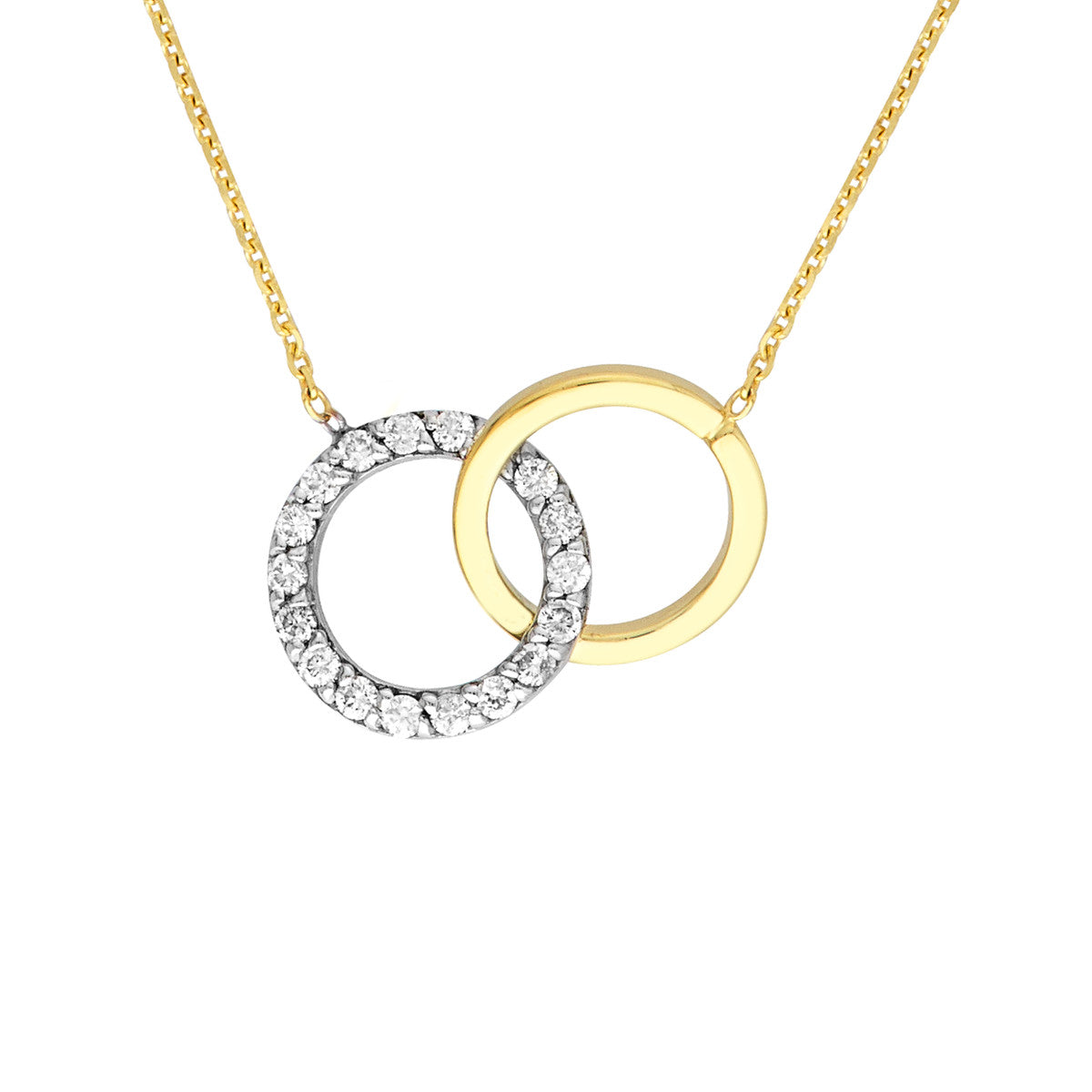 DIAMOND LOVE LINK NECKLACE