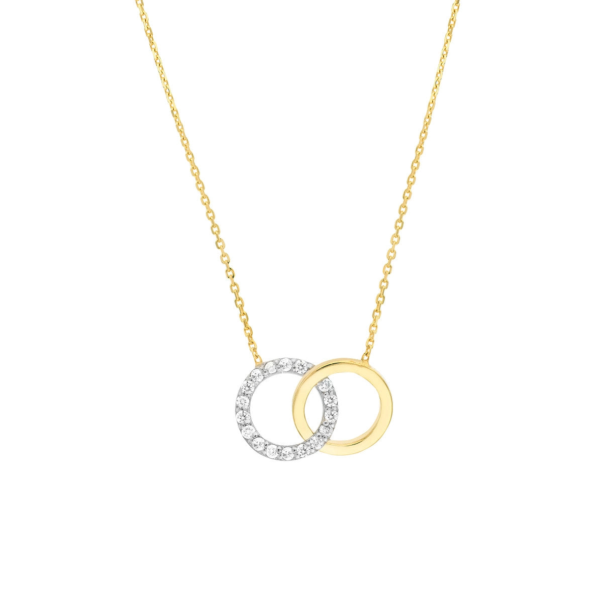 DIAMOND LOVE LINK NECKLACE