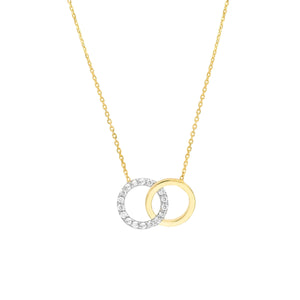 DIAMOND LOVE LINK NECKLACE