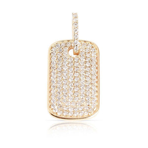 LARGE DIAMOND DOG TAG