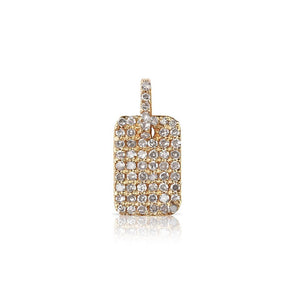 Diamond dog tag best sale jewelry