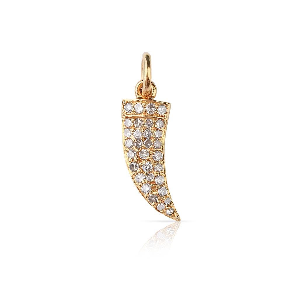 MINI DIAMOND HORN CHARM