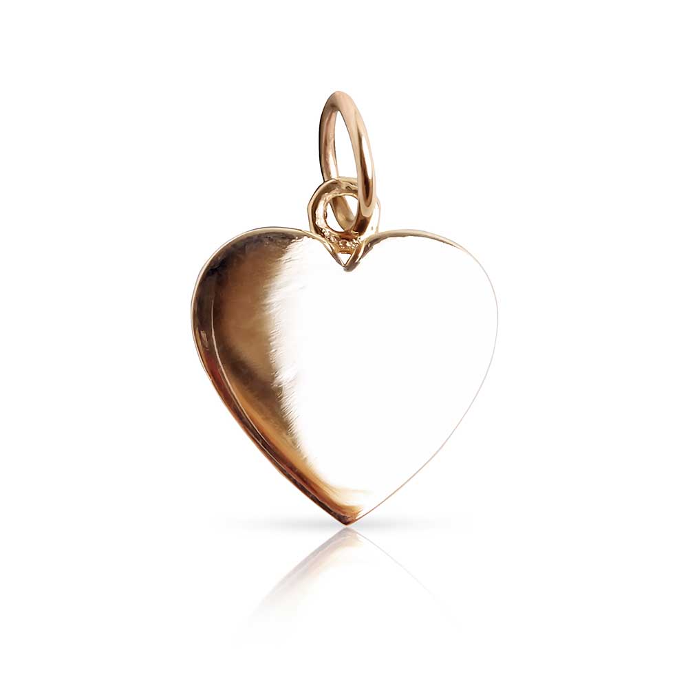 14K GOLD HEART CHARM
