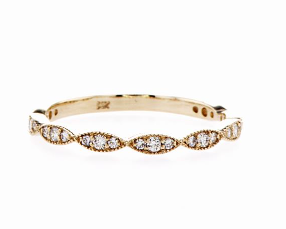SAMANTHA GOLD AND DIAMOND RING