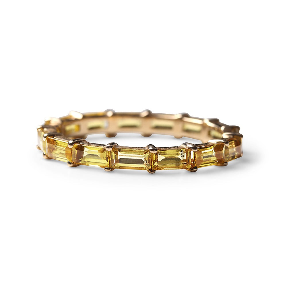 CITRINE ETERNITY BAND