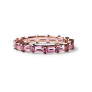 PINK SAPPHIRE ETERNITY BAND