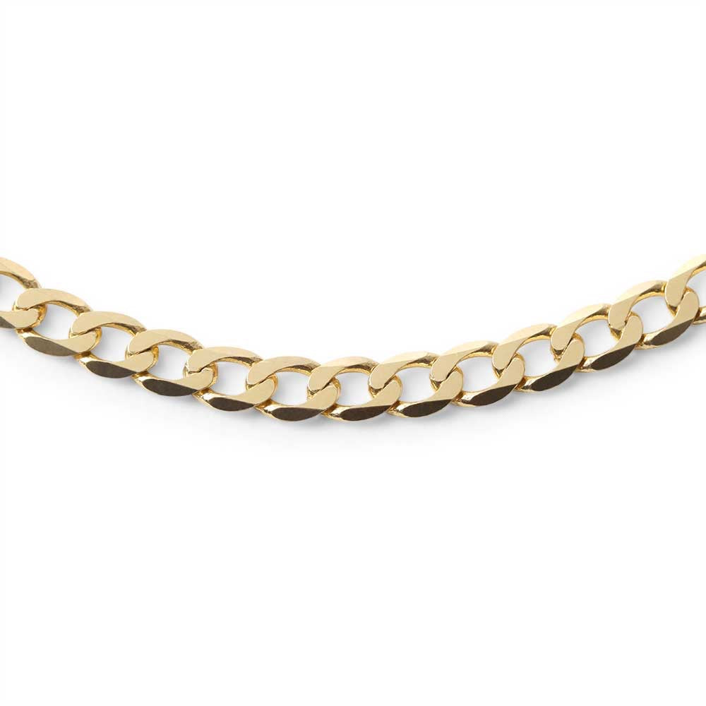 14K SOLID GOLD OPEN LINK CHAIN (3.7MM)