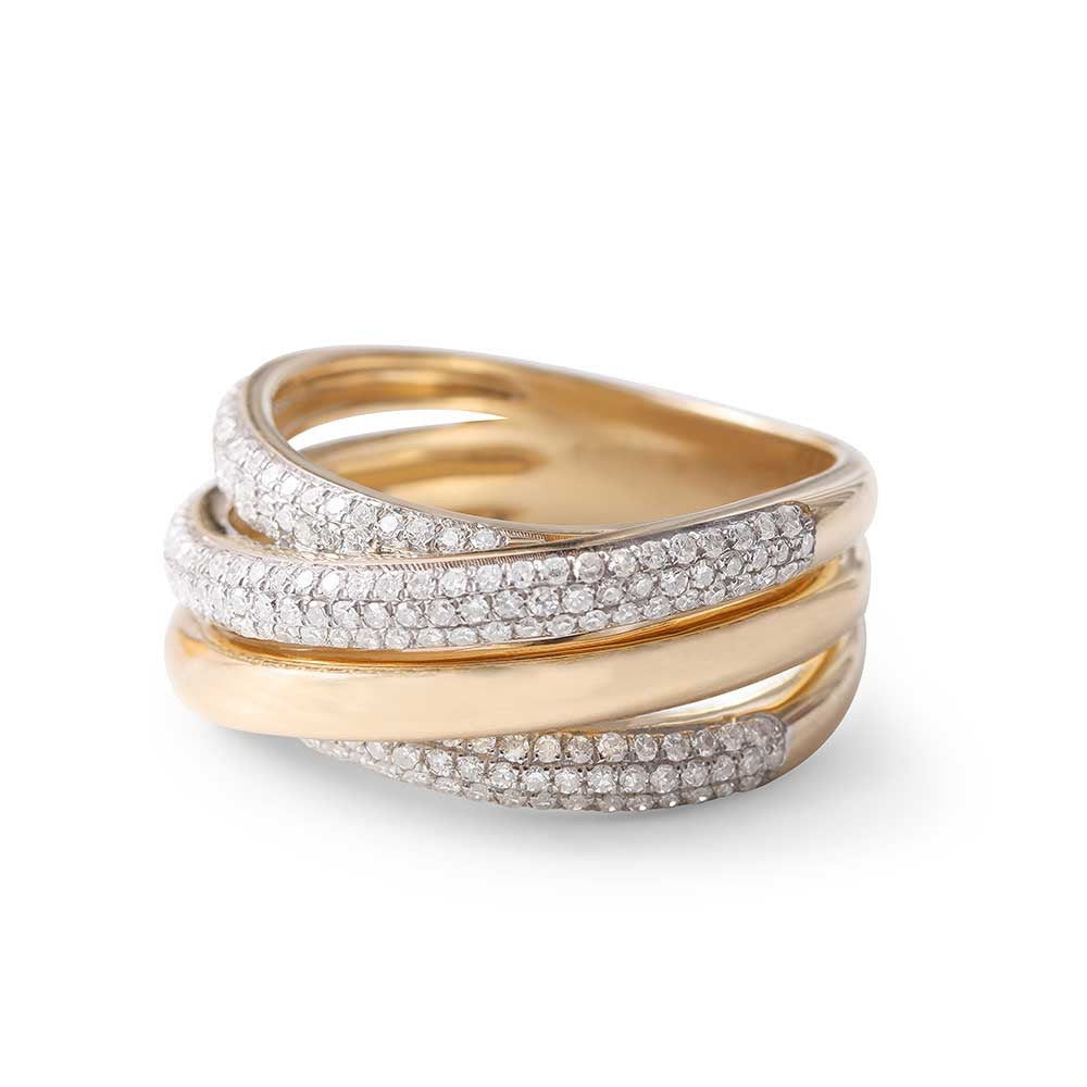 Quad Crisscross Gold and Diamond Ring
Crisscross Gold and Diamond Ring
Gold and Diamond Quad Crisscross Ring
Elegant Crisscross Gold and Diamond Ring
Designer Quad Crisscross Gold Diamond Ring
