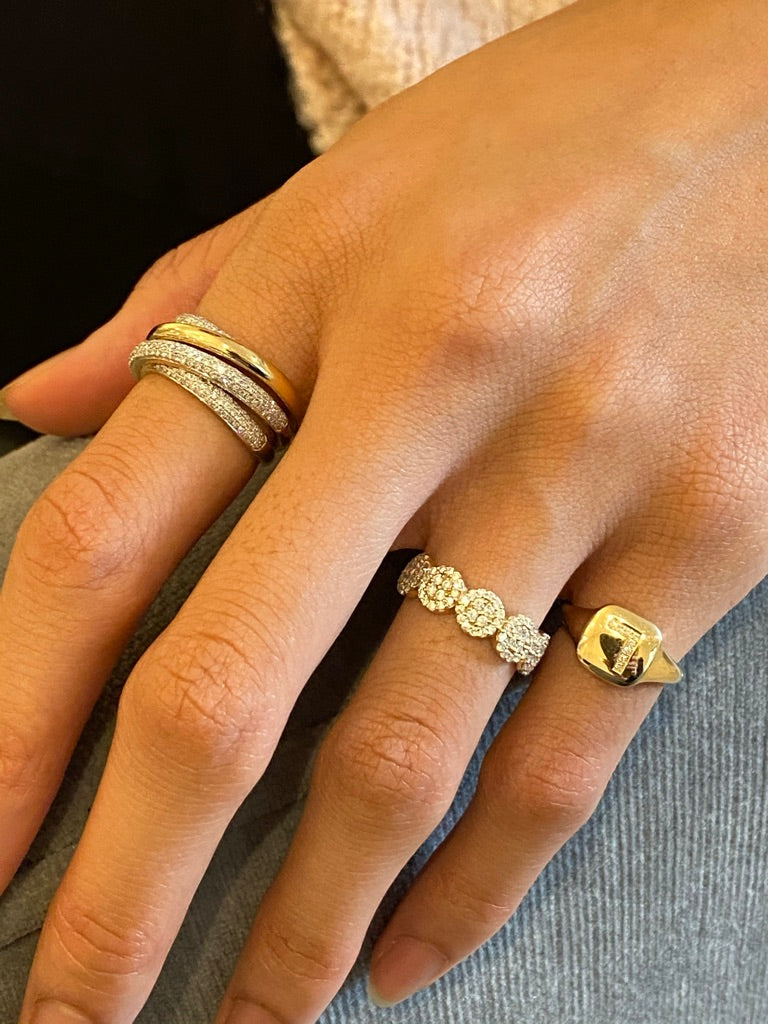 14K GOLD AND DIAMOND QUADRUPLE CRISSCROSS RING
Quad Crisscross Gold and Diamond Ring
Crisscross Gold and Diamond Ring
Gold and Diamond Quad Crisscross Ring
Elegant Crisscross Gold and Diamond Ring
Designer Quad Crisscross Gold Diamond Ring
