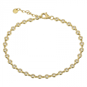 SALT. Fine Jewelry DIAMOND BEZEL SET TENNIS BRACELET SALT