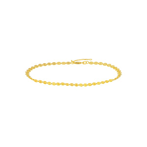 14K GOLD DISC ANKLET